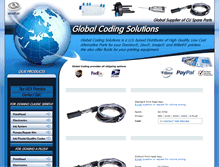 Tablet Screenshot of globalcodingsolutions.com